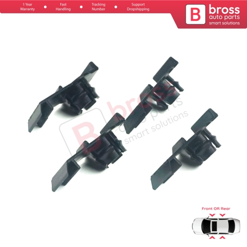 4 Pieces Window Regulator Repair Fixer Clips for BMW X5 E53 1999-2006 51338254781 