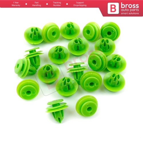 20 Pieces Door Panel Interior Trim Retainer Green Clips For Honda 91560 SZW 003