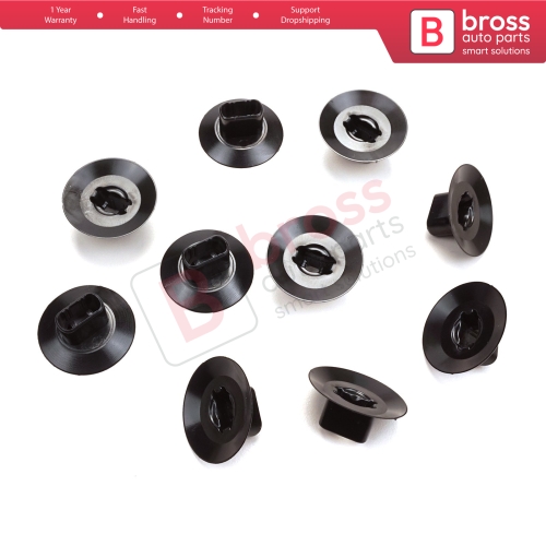 Bross Auto Parts - BCF5029 10 Pieces Wheel Arch Cover Clip 7703081056 For Renault  Dacia