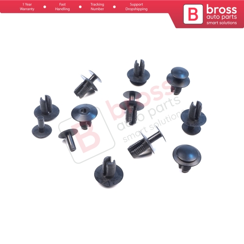 10 Pieces Fixing Plug Rivet 2019900292 51471911992 30820141 M820141 for BMW Mercedes Volvo Mitsubishi