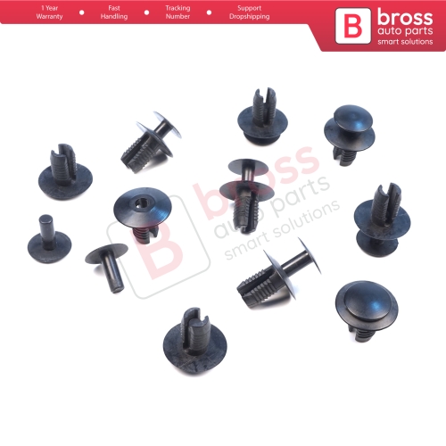 10 Pieces Fixing Plug Rivet 2019900292 51471911992 30820141 M820141 for BMW Mercedes Volvo Mitsubishi