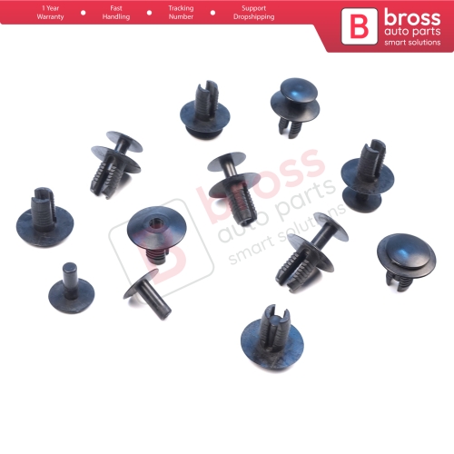 10 Pieces Fixing Plug Rivet 2019900292 51471911992 30820141 M820141 for BMW Mercedes Volvo Mitsubishi