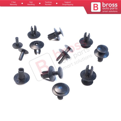 10 Pieces Fixing Plug Rivet 2019900292 51471911992 30820141 M820141 for BMW Mercedes Volvo Mitsubishi