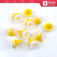 10 Pieces Interior Door Trim Clips 7703077250 for Renault