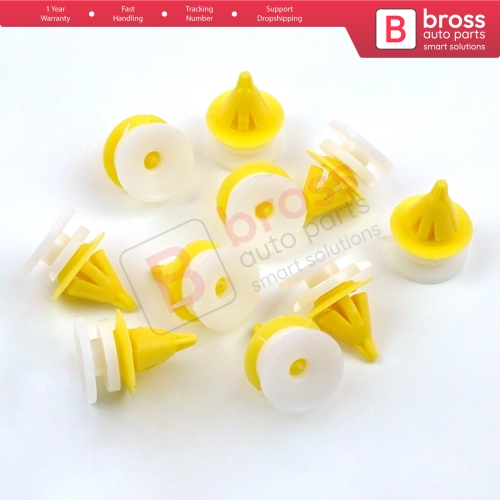 10 Pieces Interior Door Trim Clips 7703077250 for Renault