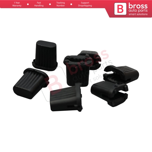 10 Pieces Side Moulding Clip BLACK 7703081185 699796 for Renault Megane Kangoo Clio Peugeot Citroen Dacia Opel