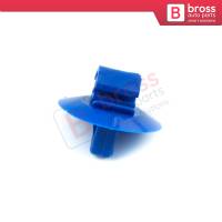 10 Pieces Side Moulding Clip 7703077420 Blue Color For Opel Nissan Iveco Renault