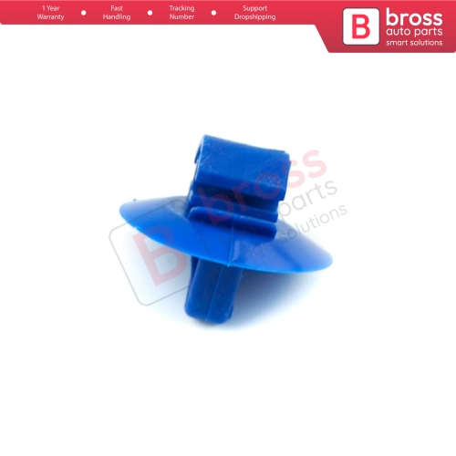 10 Pieces Side Moulding Clip 7703077420 Blue Color For Opel Nissan Iveco Renault