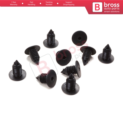 10 Pieces Fir Tree M.12 Clips For Renault Fiat Head Size 20 mm