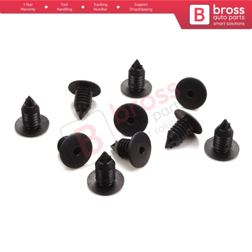 10 Pieces Fir Tree M.12 Clips For Renault Fiat Head Size 20 mm