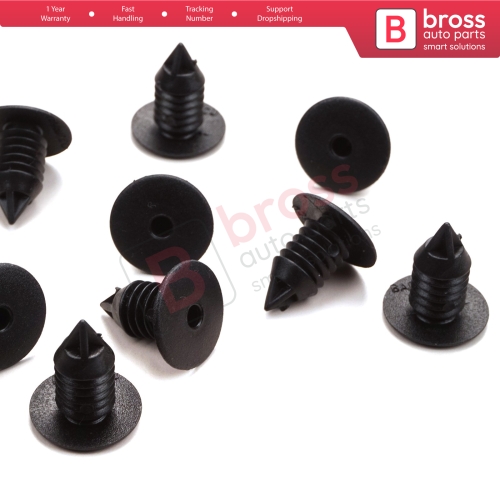 10 Pieces Fir Tree M.12 Clips For Renault Fiat Head Size 20 mm