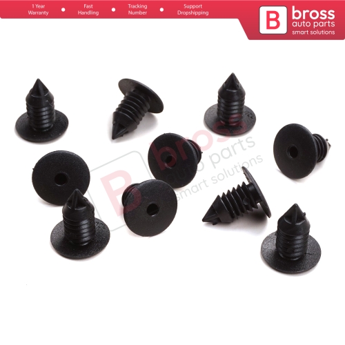 10 Pieces Fir Tree M.12 Clips For Renault Fiat Head Size 20 mm