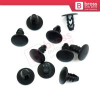 10 Pieces Fir Tree M.8 Clips For Renault Fiat Head Size 14.70 mm