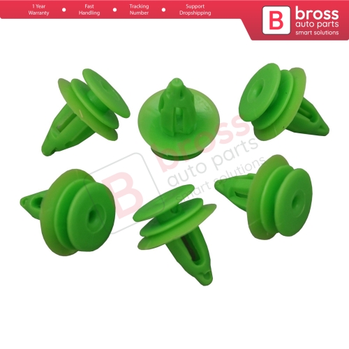 10 Pieces Door Trim Panel Retainer 0089880978 Green for Mercedes