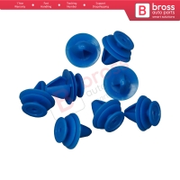 10 Pieces Door Panel Clips Blue Color For Renault 7701056846 Peugeot Citroen 6991S6