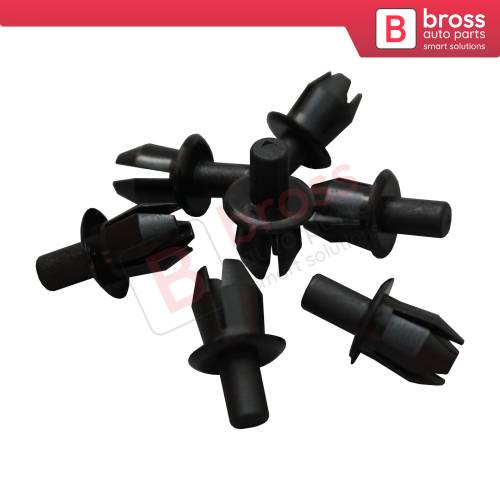 10 Pieces Push Type Retainer Black for Mercedes 1239900292 VW Audi N0385501 Seat N0385501 Ford 7200671