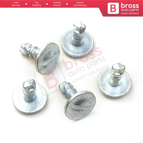 5 Pieces Dowel Pin 6x20mm Screw 8D0805121B for Audi 100 A4 A6 A8 S4 S6 VW Passat