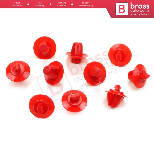 10 Pieces Side Wing Mirror Cap Housing Trim Panel Clips 7701047651 8565.5 for Renault Laguna Fluence SM3 Megane 3