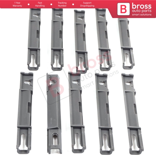 10 Pieces Front Windshield Glass Side Molding Fastener for Citroen Peugeot 811025 9685570180
