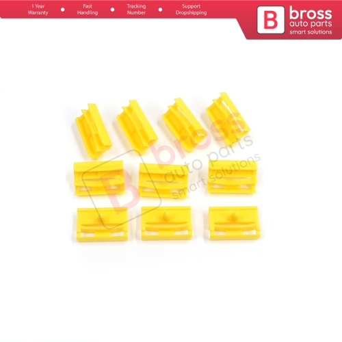 10 Pieces Rocker Panel Moulding Clamp Clips for BMW 3 Series E90 E91 2004-2012 51777166869