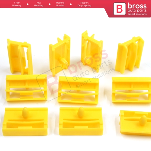 10 Pieces Rocker Panel Moulding Clamp Clips for BMW 3 Series E90 E91 2004-2012 51777166869