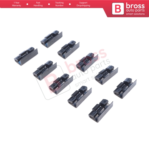 10 Pieces Roof Drip Rail Moulding Clamp for BMW 5 Series E34 7 Series E32 E38 51131924953
