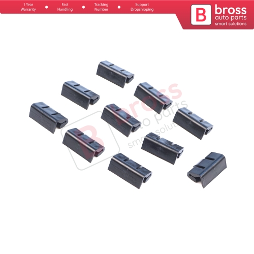 10 Pieces Roof Drip Rail Moulding Clamp for BMW 5 Series E34 7 Series E32 E38 51131924953