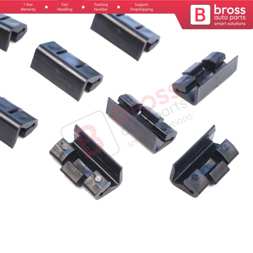 10 Pieces Roof Drip Rail Moulding Clamp for BMW 5 Series E34 7 Series E32 E38 51131924953