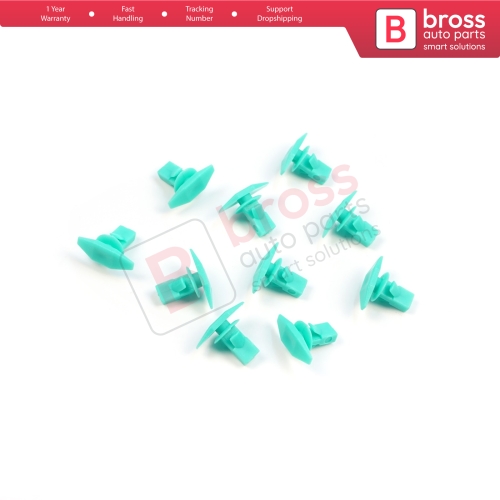 10 Pieces Door Weatherstrip Seal Retainer Clip For Honda Acura 91568SR2003, 91568-SR2-003 