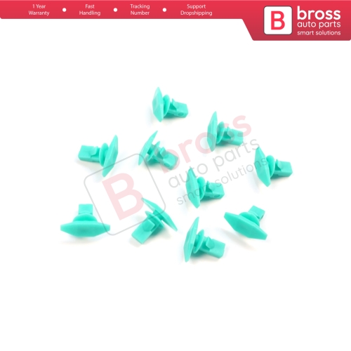 10 Pieces Door Weatherstrip Seal Retainer Clip For Honda Acura 91568SR2003, 91568-SR2-003 