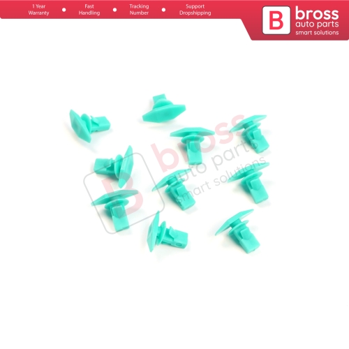 10 Pieces Door Weatherstrip Seal Retainer Clip For Honda Acura 91568SR2003, 91568-SR2-003 