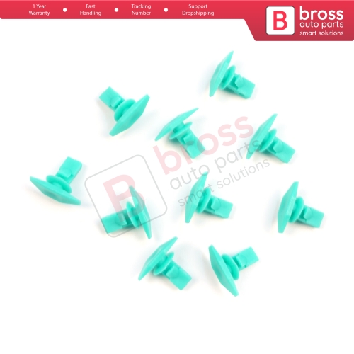 10 Pieces Door Weatherstrip Seal Retainer Clip For Honda Acura 91568SR2003, 91568-SR2-003 