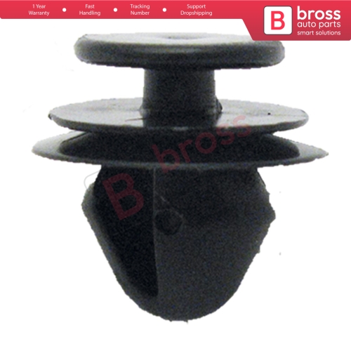 10 Pieces Floor Covering Clips Black for Renault 7703077469 Peugeot 6991.S6...