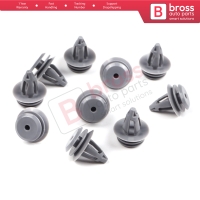 10 Pieces Door Trim Panel Retainer Grey 51418224781 for BMW E46 E60