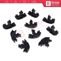 10 Pieces Bonnet Hood Support Bracket Clip for Vauxhall Opel GM 09114314...