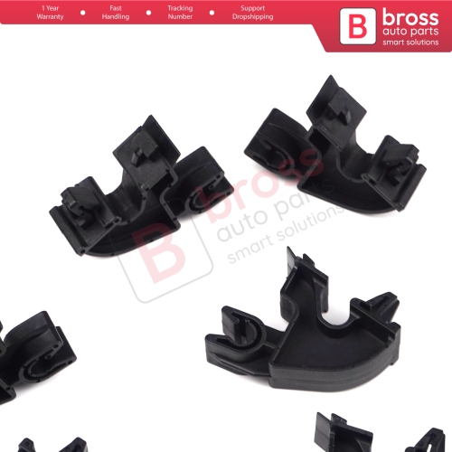 10 Pieces Bonnet Hood Support Bracket Clip for Vauxhall Opel GM 09114314