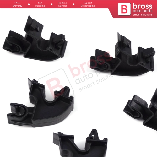 10 Pieces Bonnet Hood Support Bracket Clip for Vauxhall Opel GM 09114314...