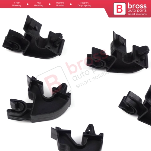 10 Pieces Bonnet Hood Support Bracket Clip for Vauxhall Opel GM 09114314