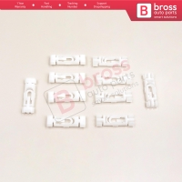 10 Pieces Moulding Clip for VW 1H0853733B for VW Golf 3