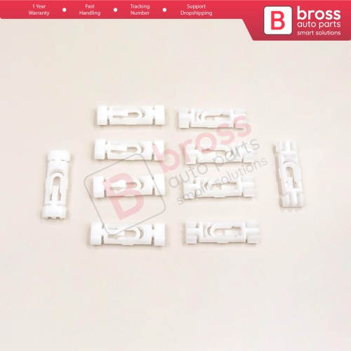 10 Pieces Moulding Clip for VW 1H0853733B for VW Golf 3