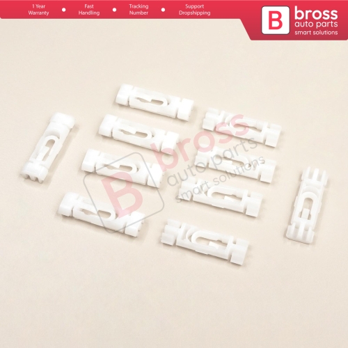10 Pieces Moulding Clip for VW 1H0853733B for VW Golf 3
