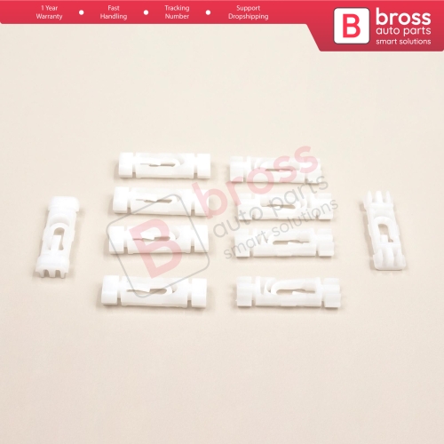 10 Pieces Moulding Clip for VW 1H0853733B for VW Golf 3