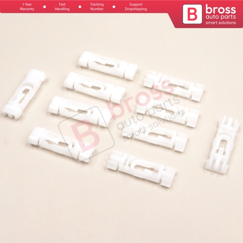 10 Pieces Moulding Clip for VW 1H0853733B for VW Golf 3