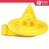 10 Pieces Plastic Clips for Mini Cooper OEM 51717127743 Yellow Color