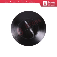 10 Pieces Side Moulding Clip Black for Citroën 8565.35 Peugeot...