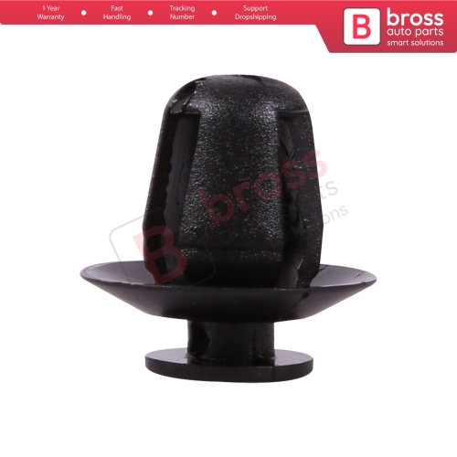 10 Pieces Side Moulding Clip Black for Citroën 8565.35 Peugeot...