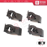 4 Pieces Window Fixer Clips 51338218383 for BMW 3 Series E46 1997-2006