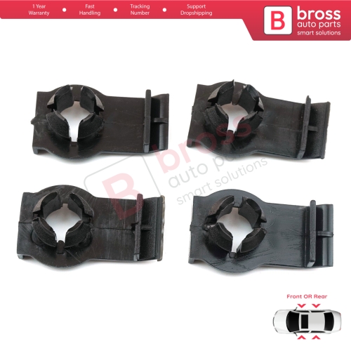 4 Pieces Window Repair Clips 51338254781 for BMW E53 X5