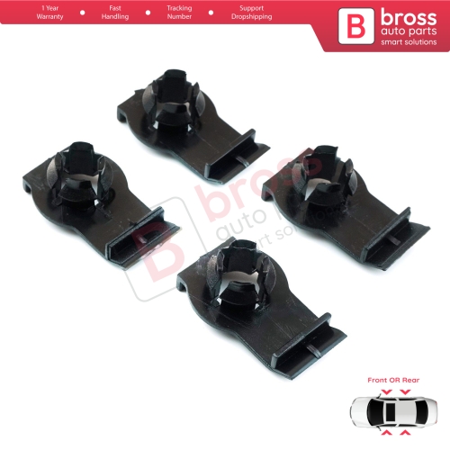 4 Pieces Window Repair Clips 51338254781 for BMW E53 X5