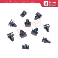 10 Pieces Side Moulding Clips for Renault 7701070813 for Renault Megane 3 Velsatis